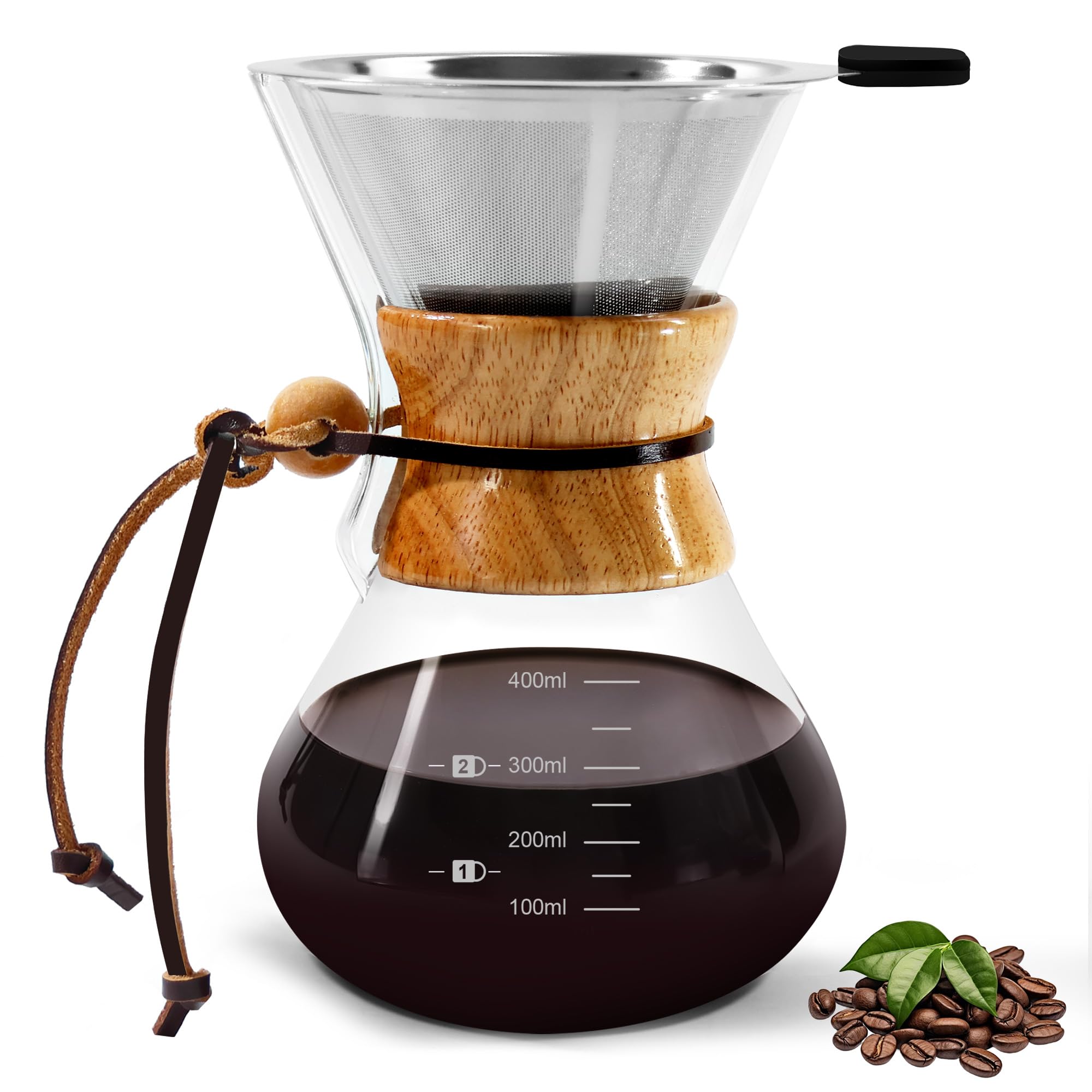 Amazon | FGIUKC ドリップコーヒーサーバー 耐熱ガラス コーヒー