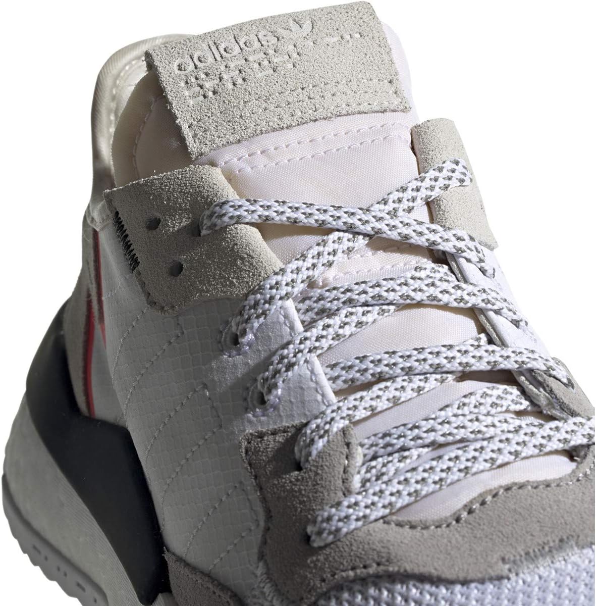 adidas Men's Energyfalcon Adiwear Running Shoes (Cloud White/Crystal White/Shock Red, Numeric_8)