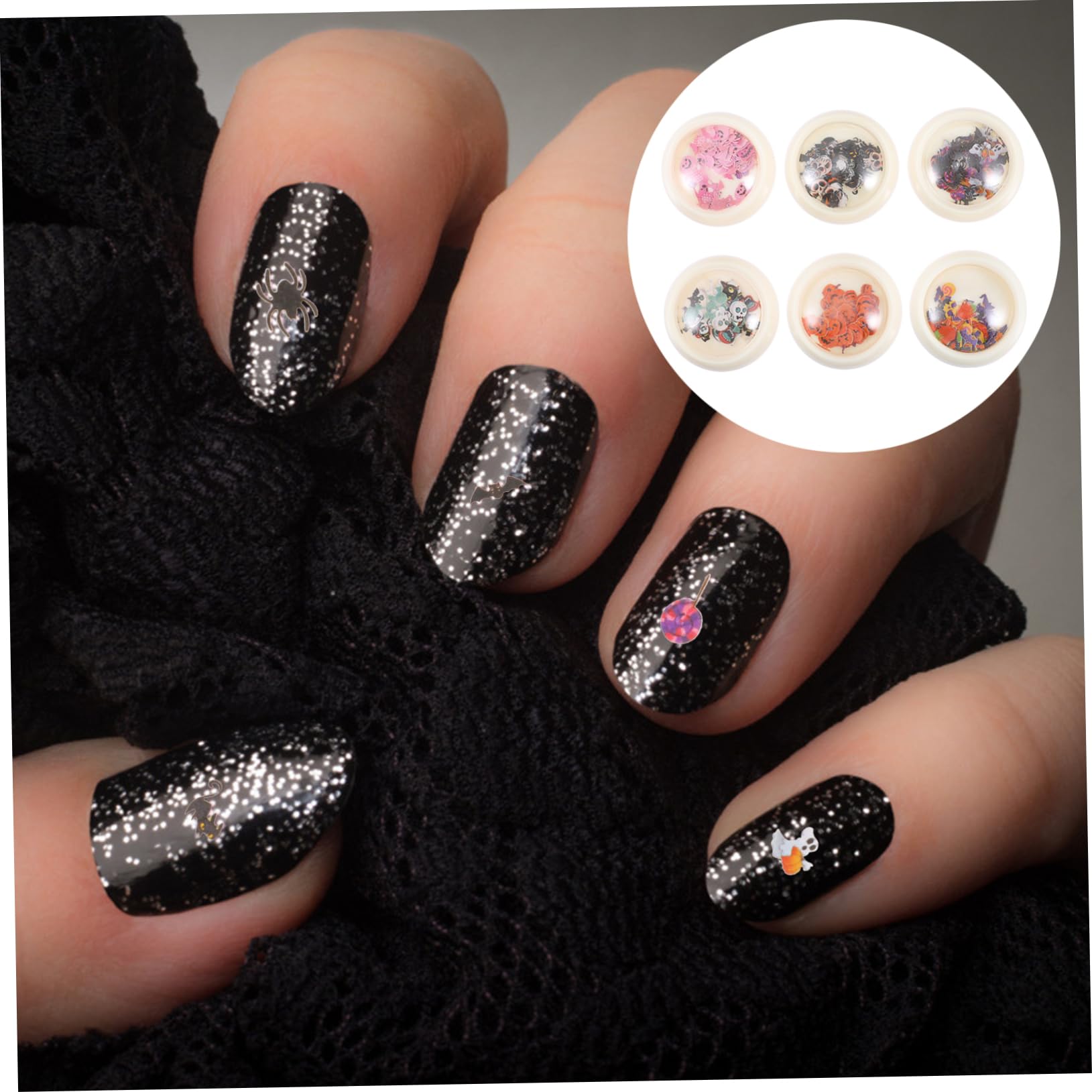Didiseaon 3 Juegos De Calcomanías Para Uñas De Halloween Accesorios De Manicura Para Mujeres Y Niñas Divertidos Para Principiantes Y Expertos 6 Cajas X 3