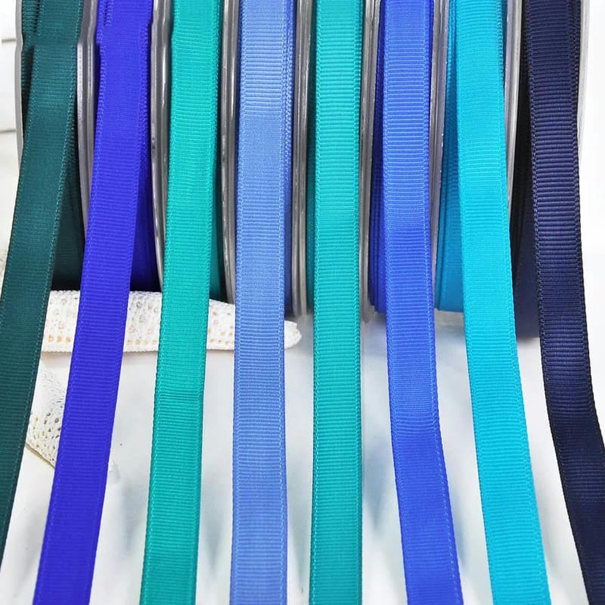 Cinta de grogrén sólida de 6, 9, 13, 16, 19 y 22 mm, 100 yardas, azul y morado, para envolver vestidos, decoración, bricolaje, Ultra Biolet 467, 22 mm