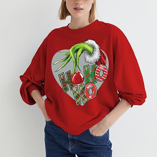 Miniatura 6 de 3 unidades de transferencia de Navidad para planchar, transferencia de calor para camisetas, vinilo de transferencia de calor, pelo verde de dibujos