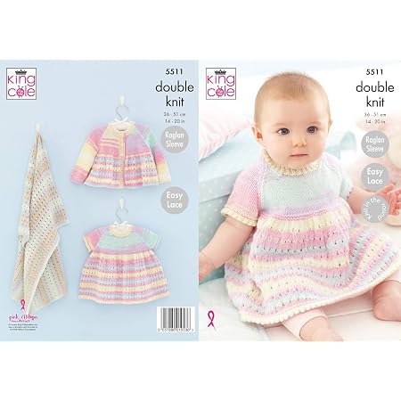 King Cole 5511 Knitting Pattern Babies 