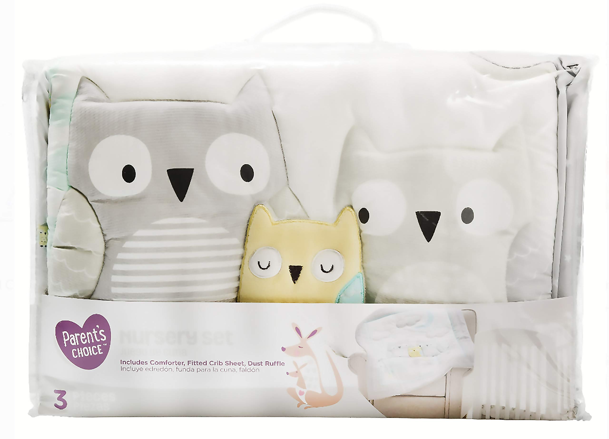 owl crib bedding