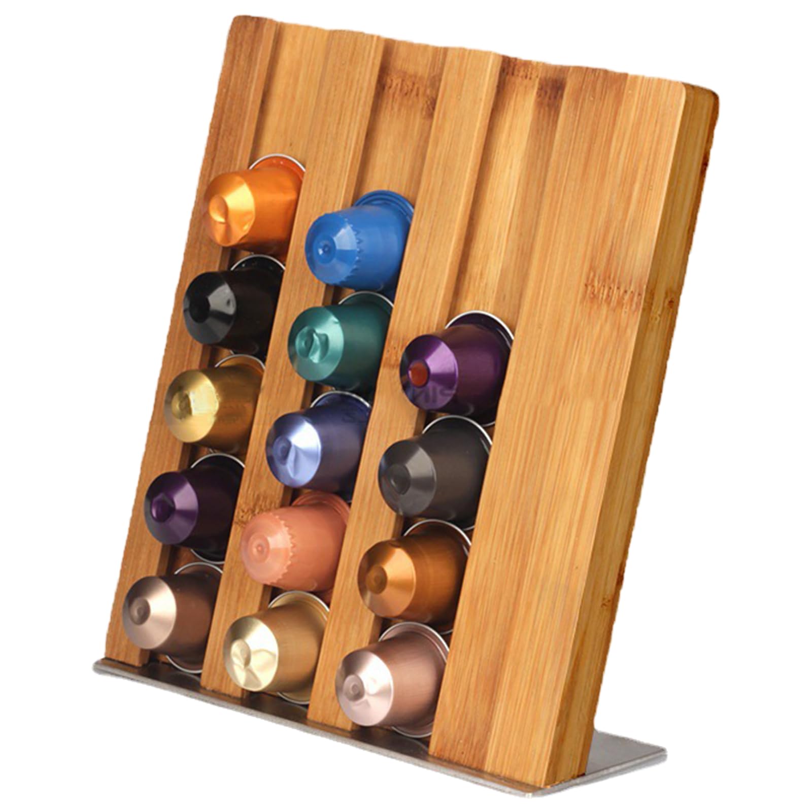 Tsophreniq Multifuntional Coffee Display Rack Clear Coffee Pods Holder Acrylic Pods Display Stand Suitable for Cabinet Acrylic Holder