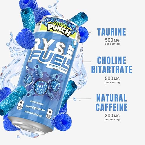 Miniatura 4 de RYSE Up Supplements Bebida energética sin azúcar de combustible, apta para veganos, sin gluten, sin rellenos y sin colores artificiales, 0 calorías,