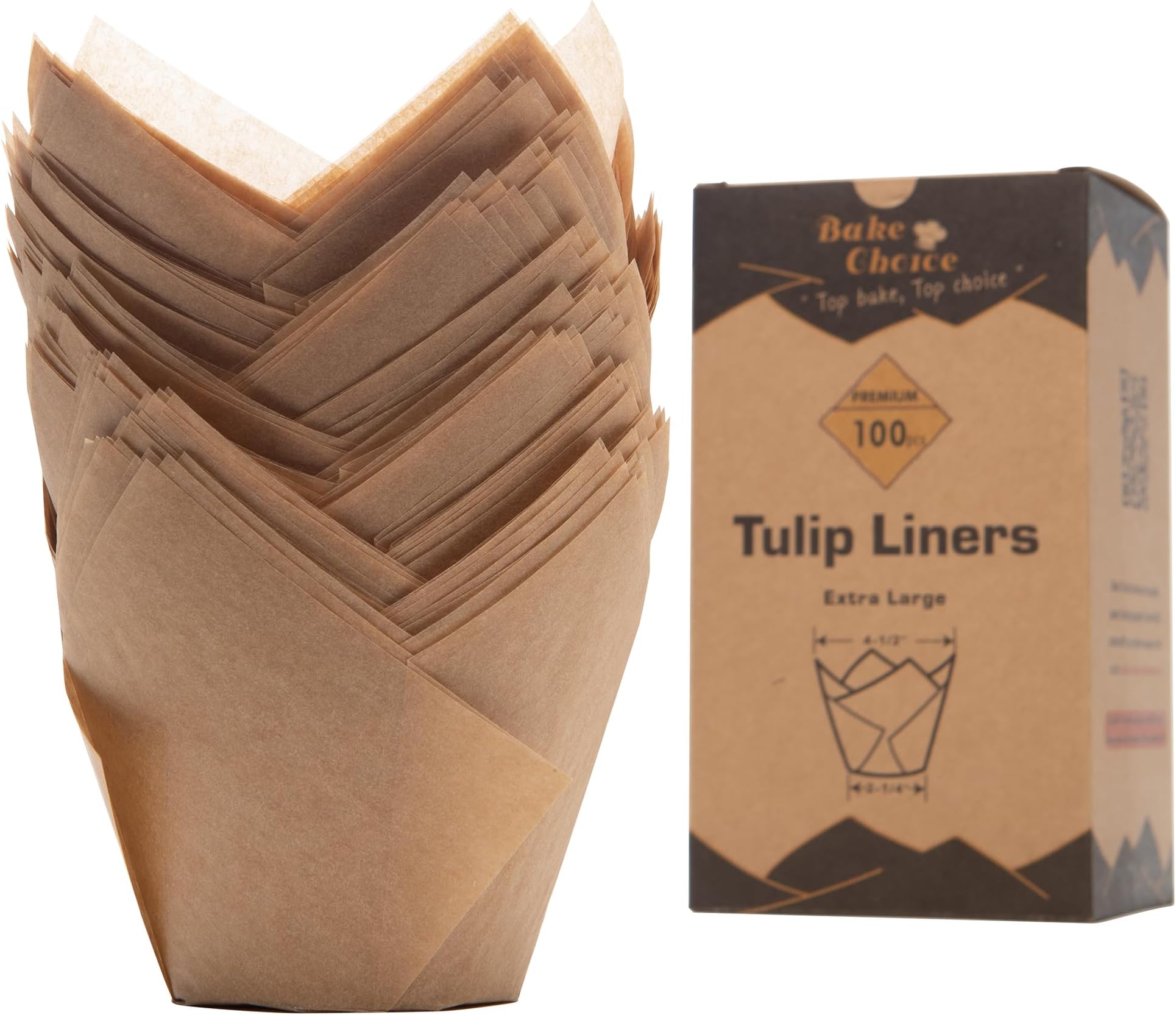 PaperChef Baking Cup TulipShaped Cupcake and Muffin