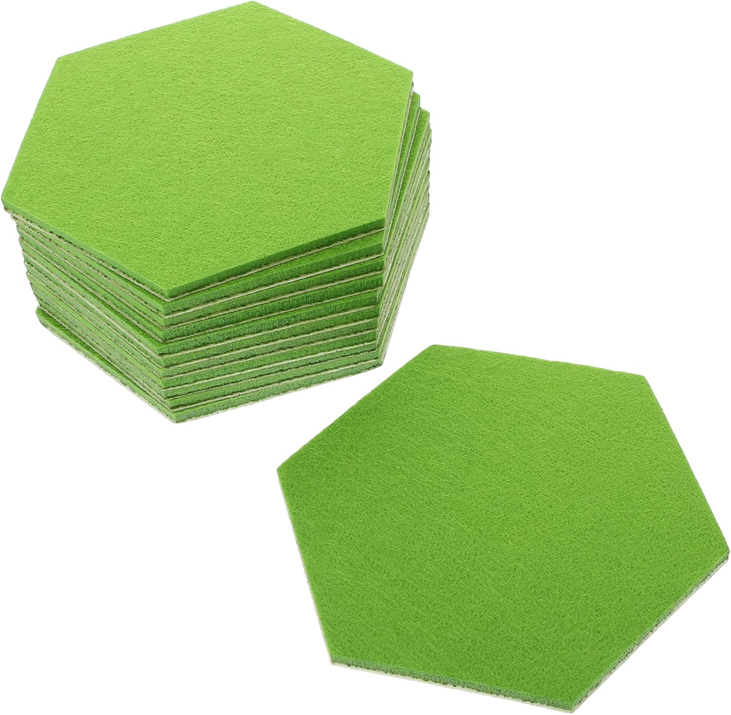 Bulletin Board Tiles Hexagon Felt 12pcs for Office Home