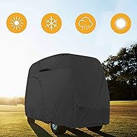 Vista 7 de Explore Land Funda impermeable para carrito de golf universal, compatible con la mayoría de marcas, para 2/4/6 pasajeros
