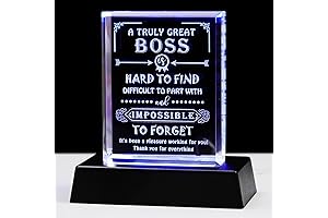 Movdyka 'Best Boss Ever' Crystal Keepsake