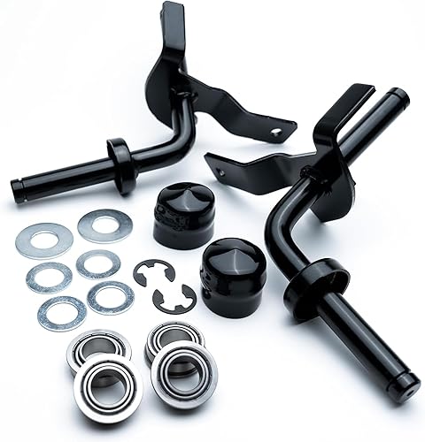 Miniatura 1 de HD Switch 596873701 596873601 Kit de conversión de ejes delanteros y rodamientos de rueda delantera para Husqvarna Craftsman Poulan se adapta a