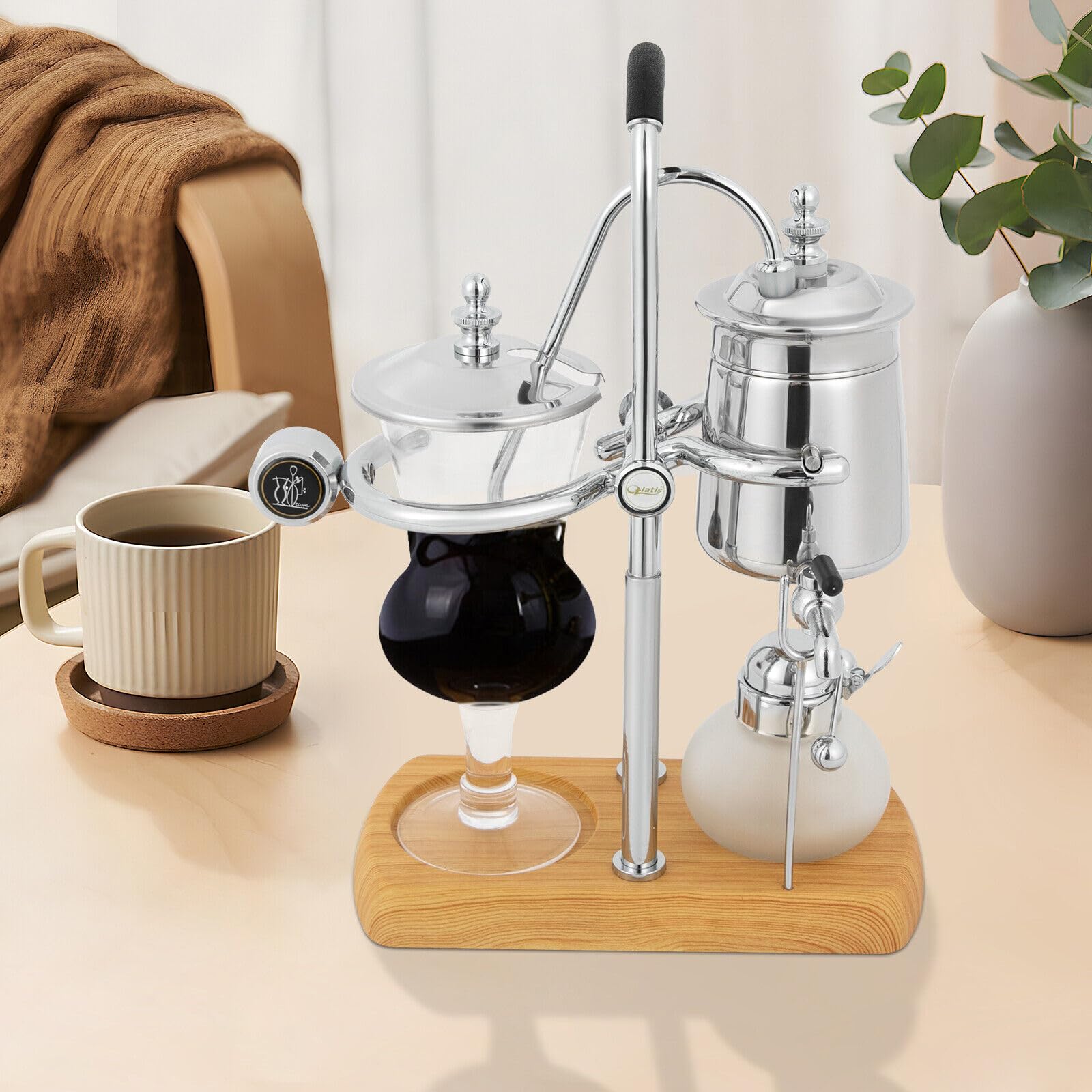 Siphon Kaffeemaschine Kaffeekanne Belgische Siphon Antik Kaffee Extraktionswerkzeuge Vakuum Kaffeebereiter für Handgebrühten
