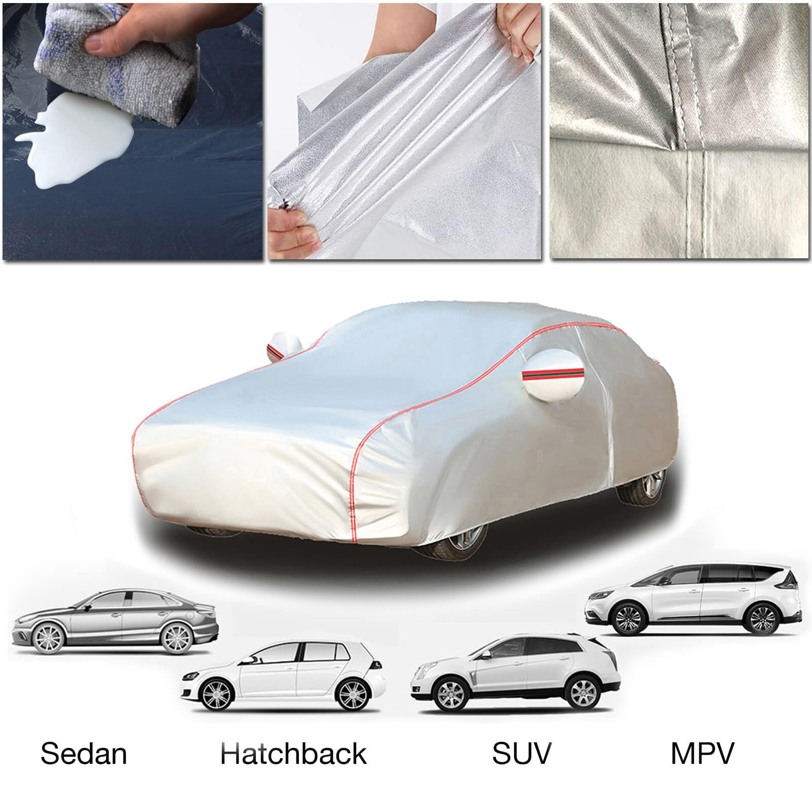 Bache Voiture Exterieur pour Renault Austral 2022-2026,Bache de Voiture Etanche,Housse De Protection Voiture Exterieur,Anti-UV Rayures Neige Anti-Age Anti-Soleil