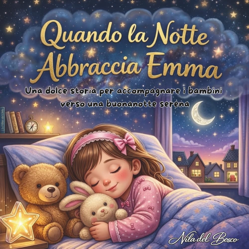 Quando la notte abbraccia Emma: Una dolce storia per accompagnare i bambini verso una buonanotte serena e far capire l'importanza della routine prima di dormire (Piccoli Orizzonti)