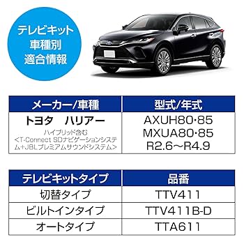 R-SPEC TV-KIT TTV411 日本製　切替タイプ R-SPEC TV-KIT TTV411 日本製 切替タイプ - メルカリ