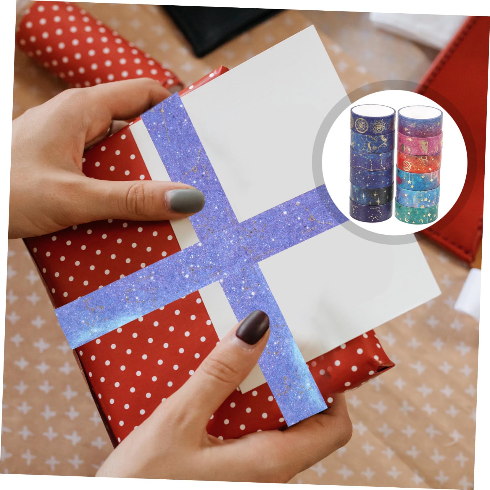 48rotoli Washi Tape Decorativo Adesivo per Scrapbooking e Journaling per Creativi e
