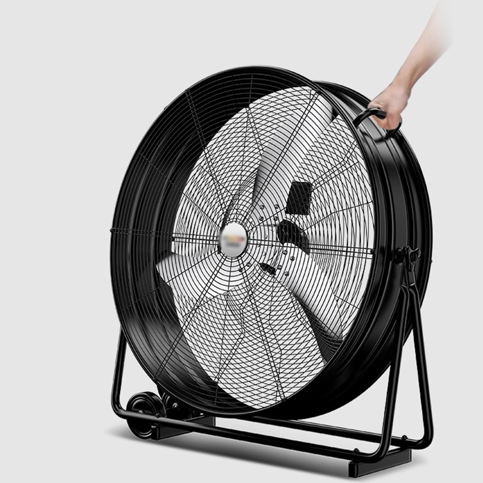 Ventilador de pie Ventilador de Piso eléctrico Comercial Paddy Ventilador Industrial silencioso Comercial (24 Pulgadas)