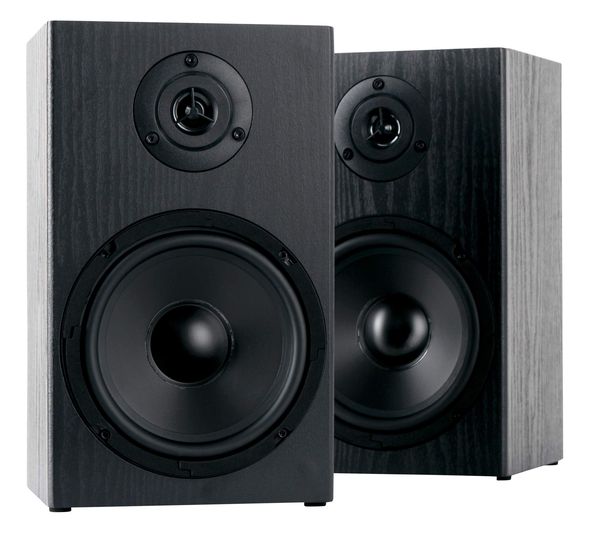 McGrey BSS-265/ CS-440 BK Ensemble d'enceintes Surround 5.0, 2 cm | Enceinte Centrale, Puissance: 40 watts (RMS)/ 75 watts (crête), Système 2 voies, 2x woofer 4" (10, 2 cm), Tweeter 0, 75" (1