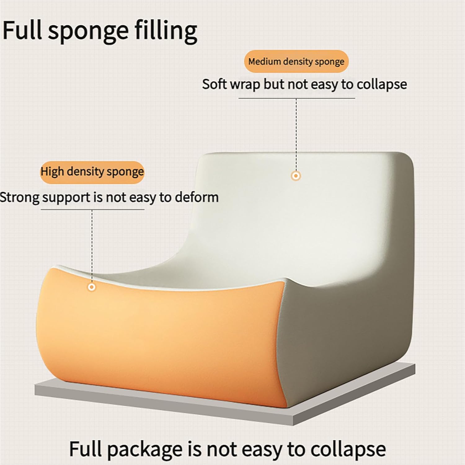 一人掛けソファ 高反発ソファー 防水生地 コーナーリ 座布団 リラックスチェア 椅子フロアソファ モダンスタイリッシュ コンパクト