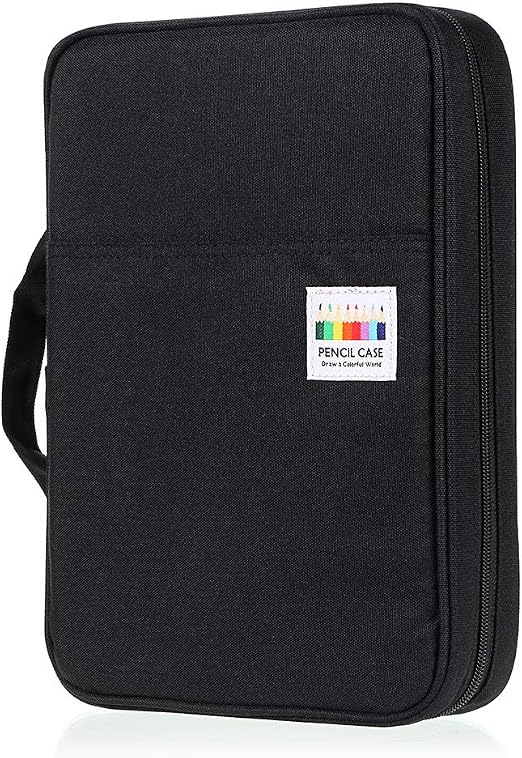 Portable Colored Pencil Case Colored Pencil Organizer Holds 166 Pencils or 112.