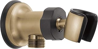DELTA FAUCET U4985-CZ-PK Elbow Wall Supply Hand Shower Mount, Champagne Bronze