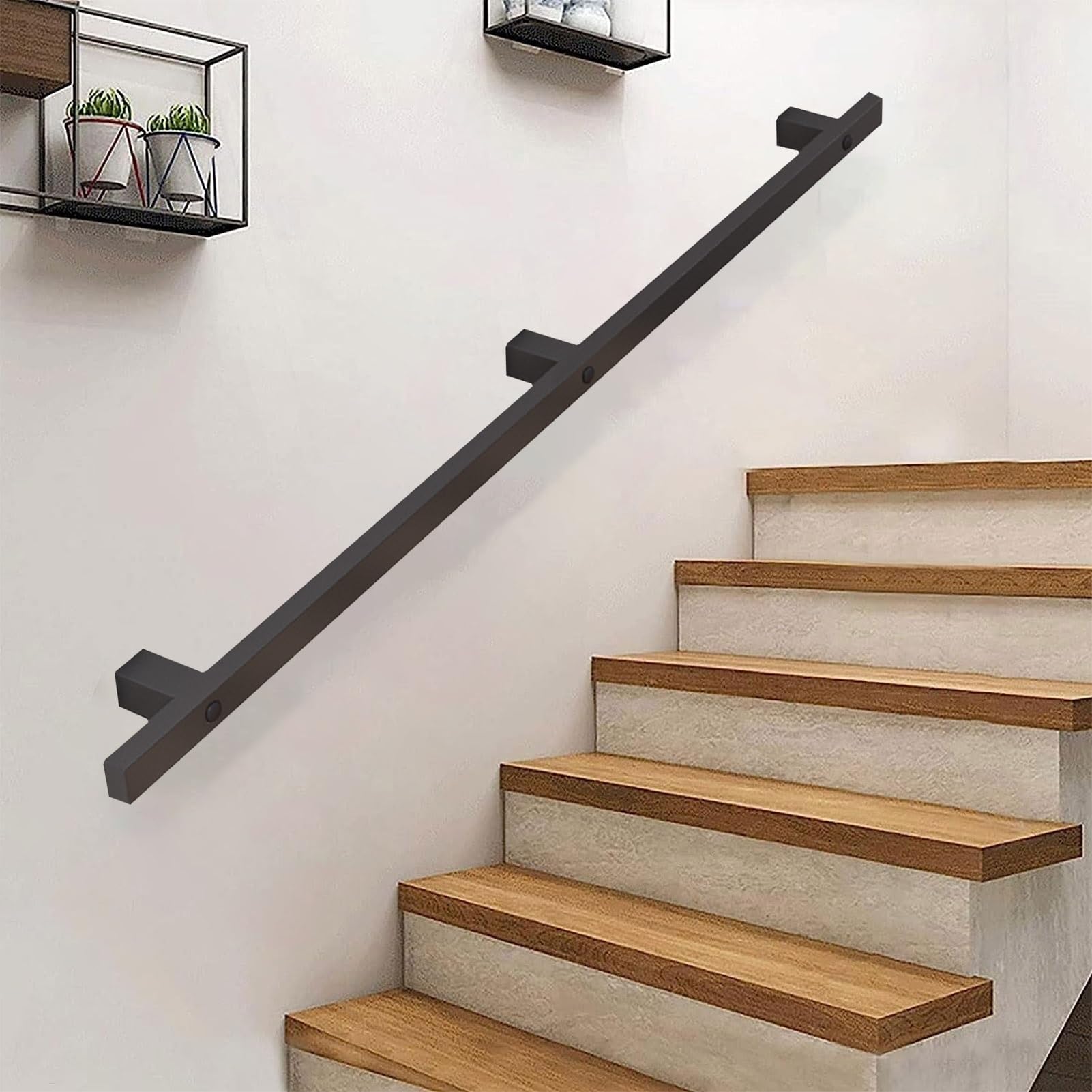 Rampe d'escalier pour éviter les chutes dans les marches extérieures