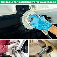 Vista 9 de 41 unidades de discos de lija secos y húmedos con gancho y bucle de 6 pulgadas, surtido de 6 agujeros, papel de lija de larga duración