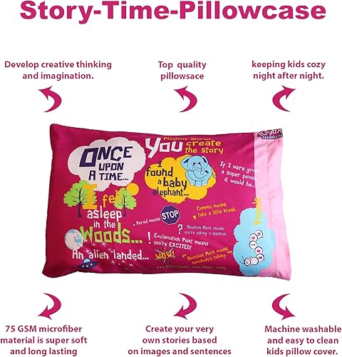 Miniatura 3 de playtime edventures - Funda de almohada rosa de cuentos  Juega, aprende y duerme  Súper divertida para niños y adolescentes  Más de 20 mensajes