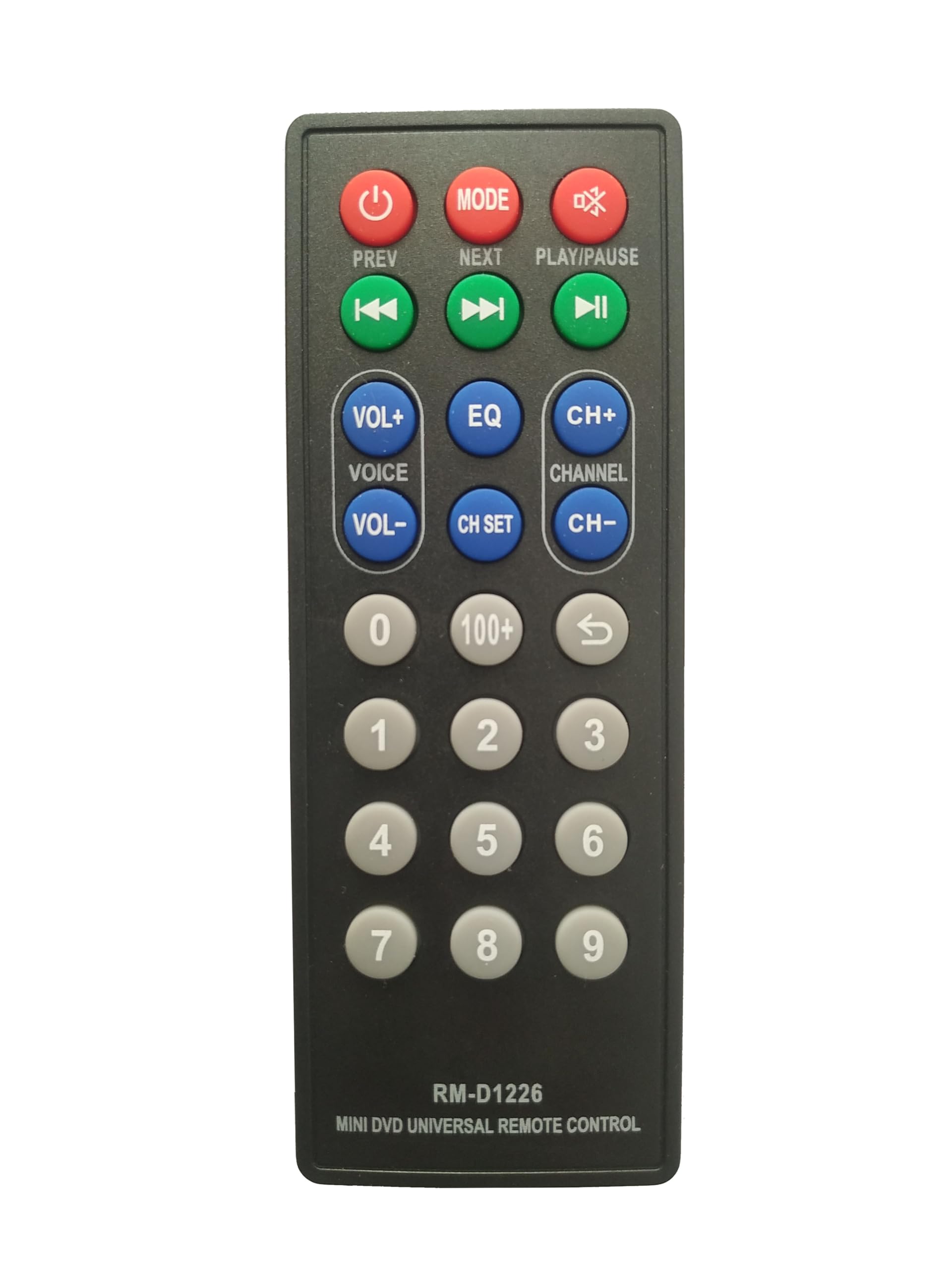 LipiWorld® RM-D1226 Universal DVD/CD/MP3/Audio CAR Player Universal Remote Control (Different Body Please Check Second Image) Compatible for KY-009 KY-003 DY-001 RD-002 KY-001