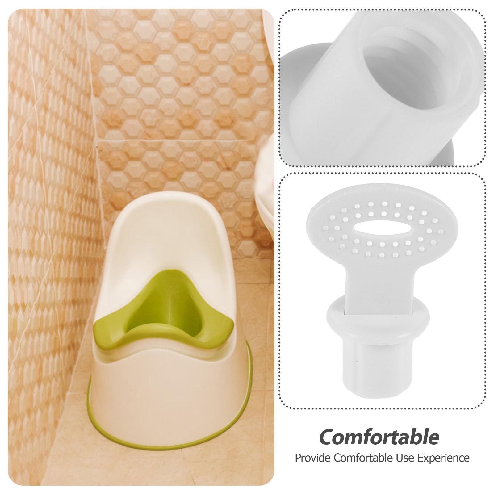 Accessori per Scaletta Wc per Ragazzo Ragazza, Set Viti per Sedile Wc, Materiale Plastico Resistente Bianco, Adatti per Bagno e Facile Installazione