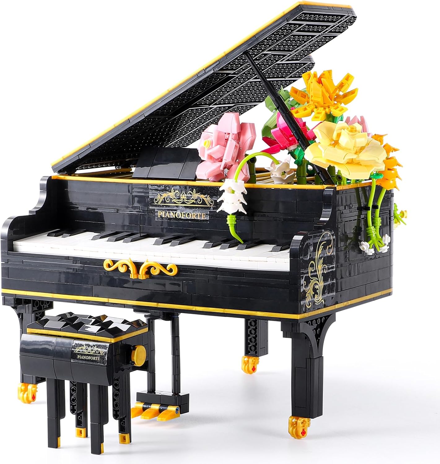 1306pcs Mini Ideas Piano Model Building Block Set, Music Lovers Collection Set, The Best Gift for Boys and Girls