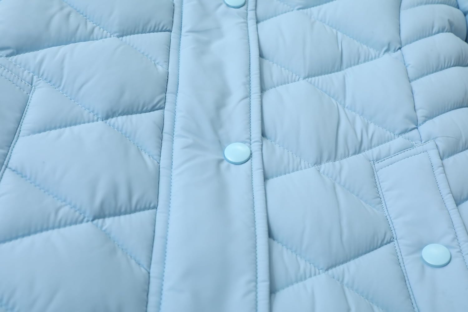 Girls Winter Long Down Coat with Fur Hood,Warm Quilted Jacket for Kids Cold Weather Outdoor Protection - Image 5