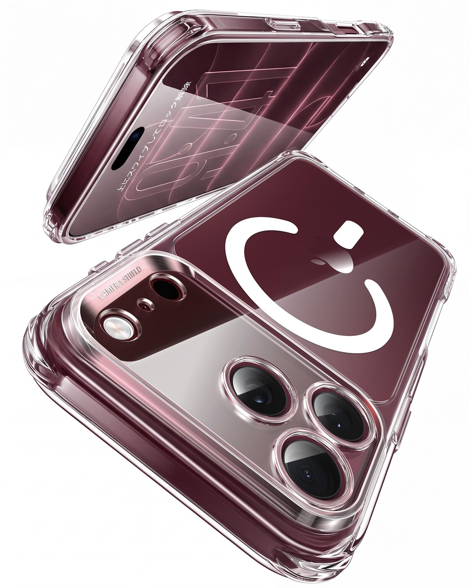 Maledan iPhone 18 Pro Max ケース MagSafe対応 4倍米軍MIL規格 強化エアクッション 独立レンズガード 黄変防止