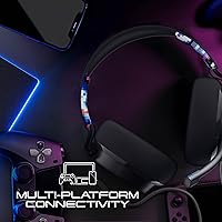 Vista 8 de Skullcandy SLYR Pro Auriculares multiplataforma con cable para juegos, percepción de sonido mejorada, micrófono AI, funciona con Xbox Playstation