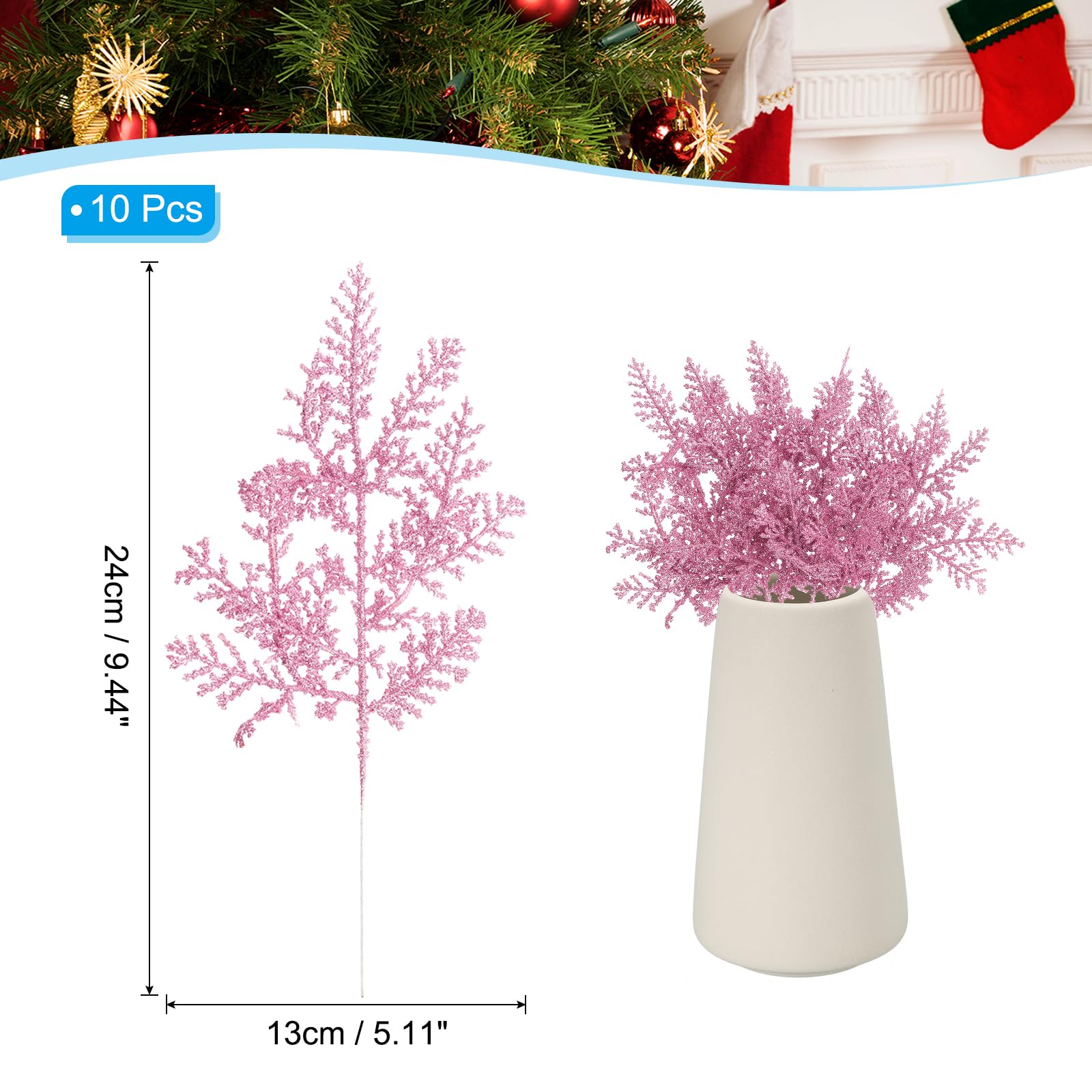 PATIKIL 10 Inch Artificial Pine Needles - Image 2