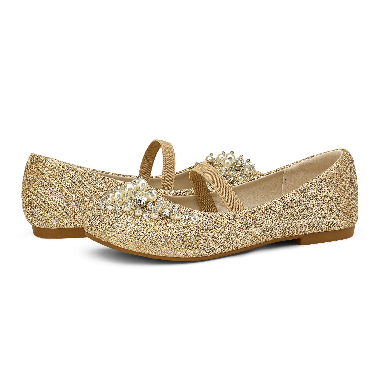 Dream Pairs Ragazze Toddler/Little Kid/Big Kid Aurora-03 Mary Jane Ballerina Flat Shoes