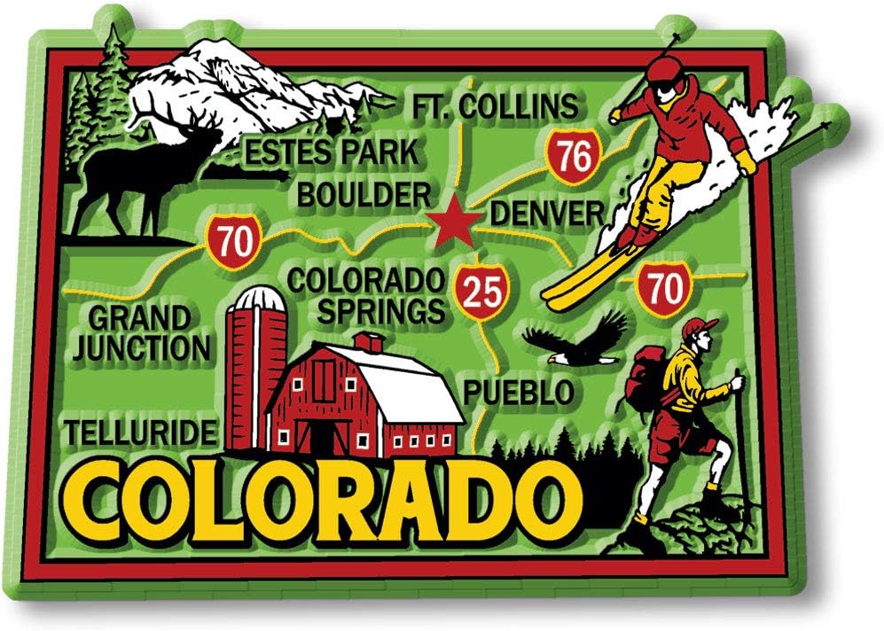 Original U.S. State Magnet Set By Classic Magnets, 51-Piece Vintage Magnet Set E - Foto 9