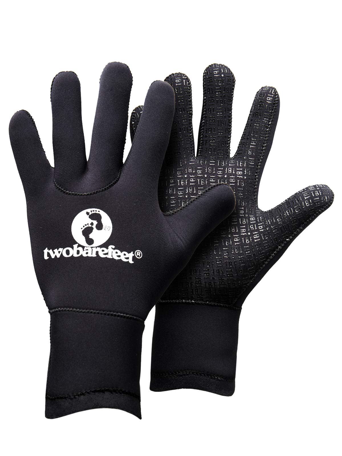 Two Bare Feet 2.5mm Superstretch Neoprene Wetsuit Gloves - Thermal Insulation for Surfing, Diving & Watersports, Comfortable Fit for Maximum Flexibility (XL)