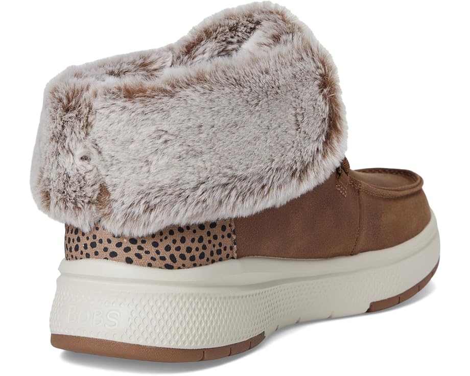 BOBS from SKECHERS Hands Free Slip-ins Skip Cute Wave - Fur Fancies - Back View