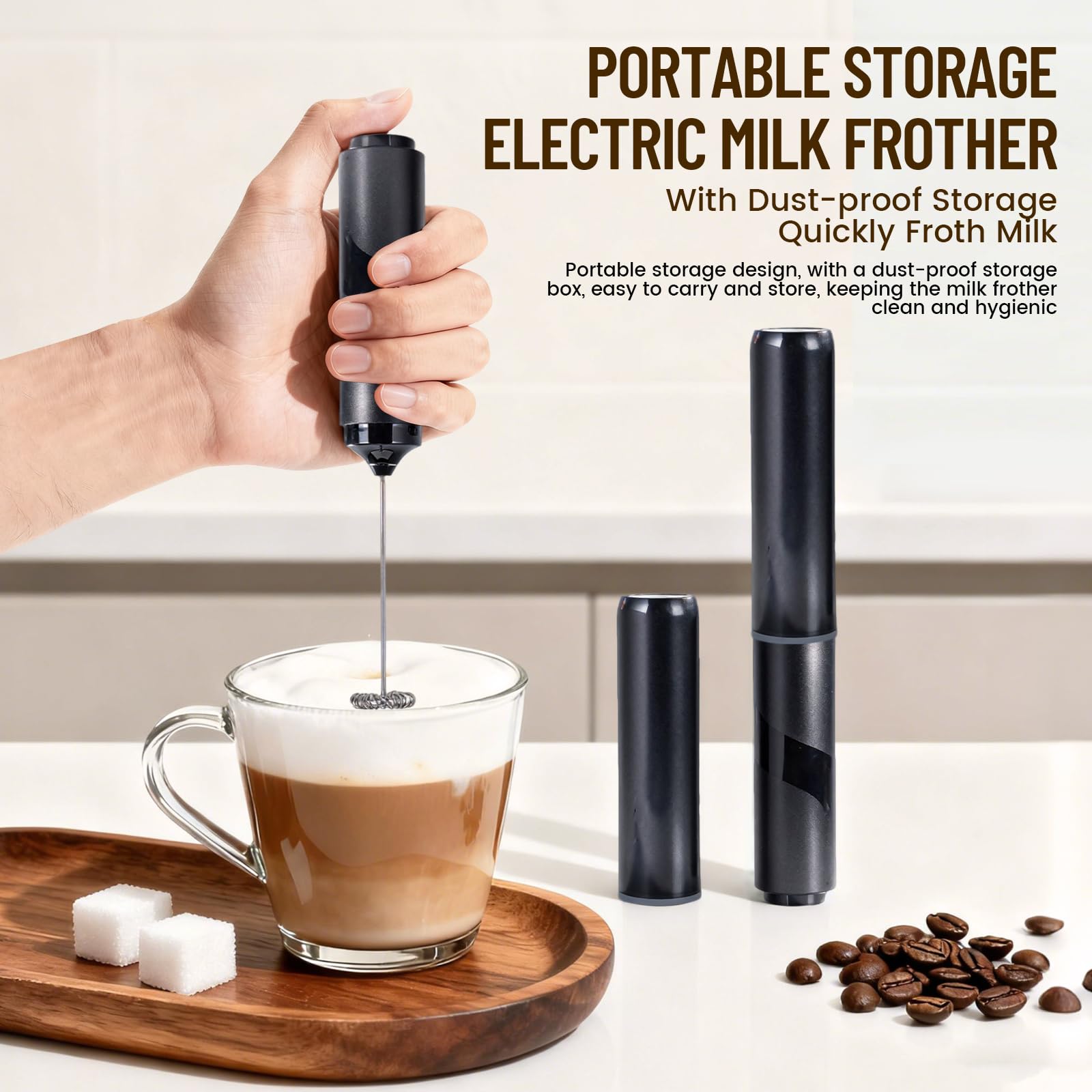 Máquina de Café 3 en 1 Portátil Compatible con 3.5 x 2.8cm Cápsulas y café molido, Cafetera Espresso Eléctrica para Camping Viaje Oficina, Calentamiento Rápido Cafetera con depósito de agua de 100ml