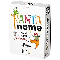 Ludic – FantaNome -Nomi, cose, e fantasia!! – da 2 a 6 Giocatori, Anni 10+, Un Gioco Società per Tutta la Famiglia – Made In Italy | IT61411