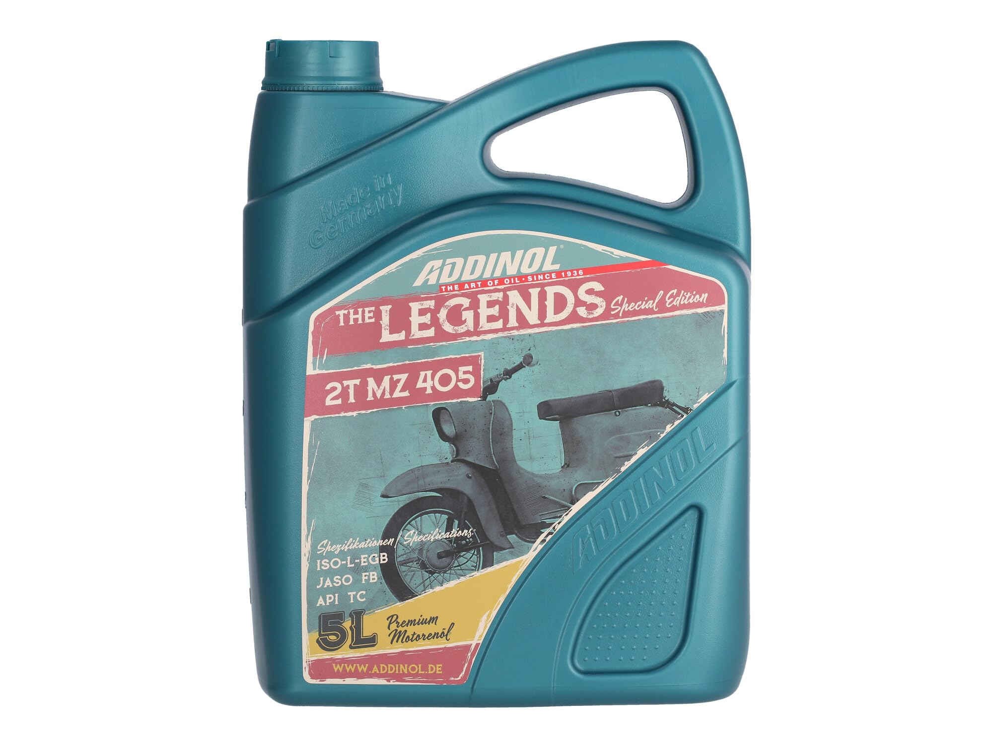 ADDINOL MZ405 - Super Mix 2Takt Motorenöl (Mischöl) - 5Liter