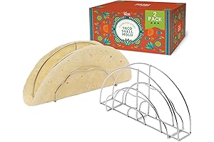 2-Pack Premium Taco Shaper for Crispy Golden Oven & Air Fryer Tacos