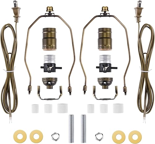 Canomo El kit de fabricación de lámparas de botella incluye enchufe de agujero lateral y todos los adaptadores y piezas te permiten hacer una