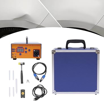 110V-120V Electromagnetic Induction Paintless Car Dent Removal Tool 1.38KW Induction Heater Machine Hot Box Car Body Paintless Dent Repair Remover Tool