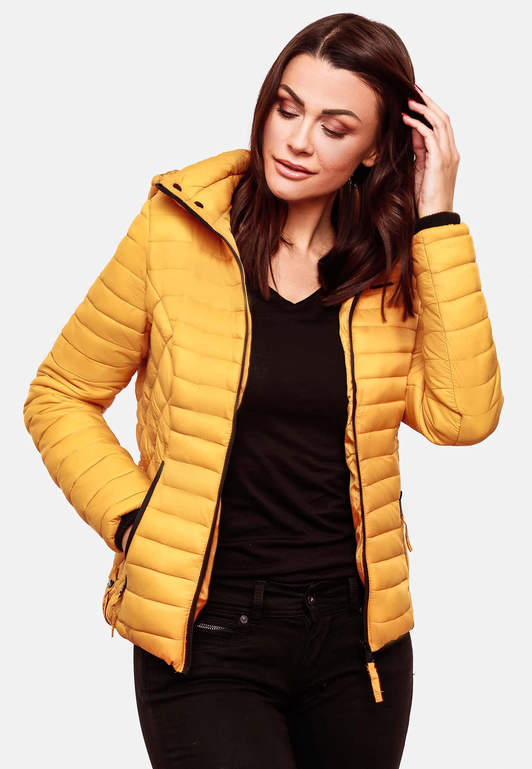 Marikoo Giacca Trapuntata Mezza Stagione da Donna Samtpfote XS-XXL