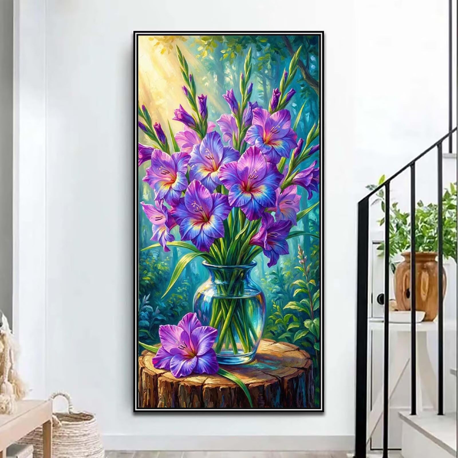 Las duży, diamentowy obraz dla dorosłych, 60 x 120 cm, n5w-860