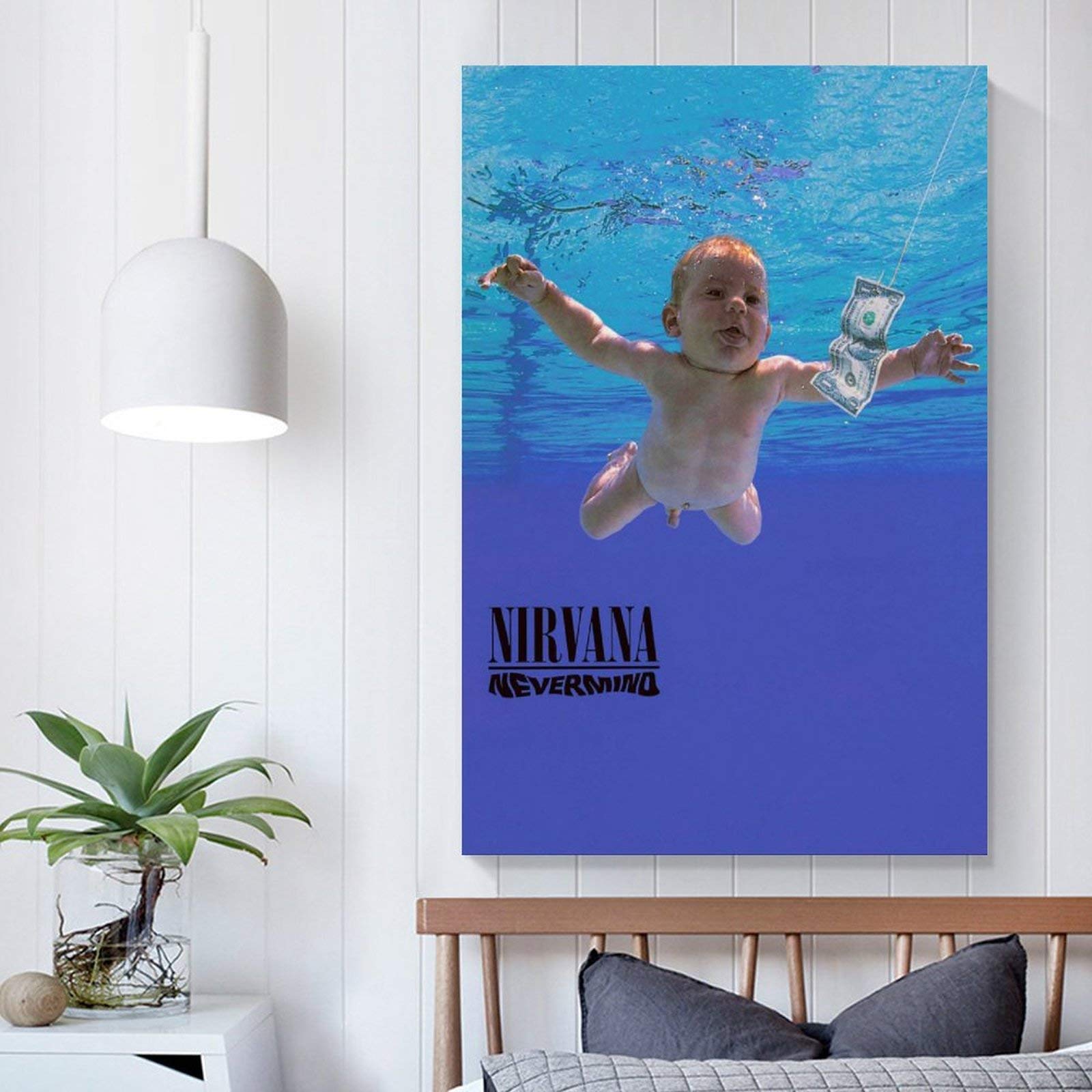 ABMMM Nirvana Nevermind Leinwand Kunst Poster und Wandkunst