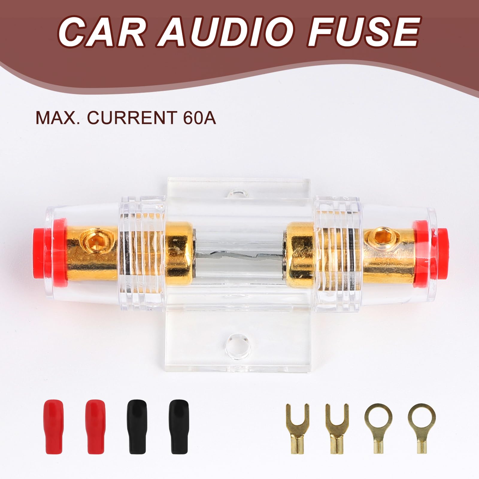 Kssvzz 10GA Auto Verstärker Kabelsatz | 1500W 4,5m Komplett-Set | Mit Sicherung