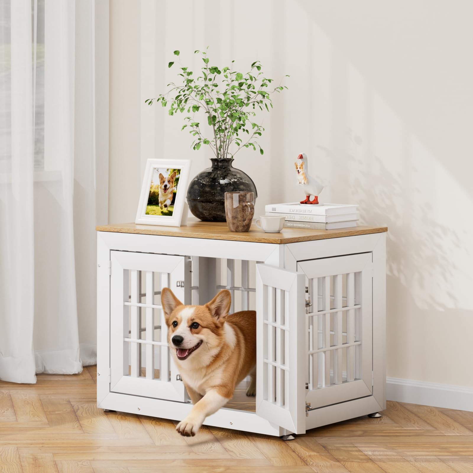 Snuowu 32 Dog Crate Furniture