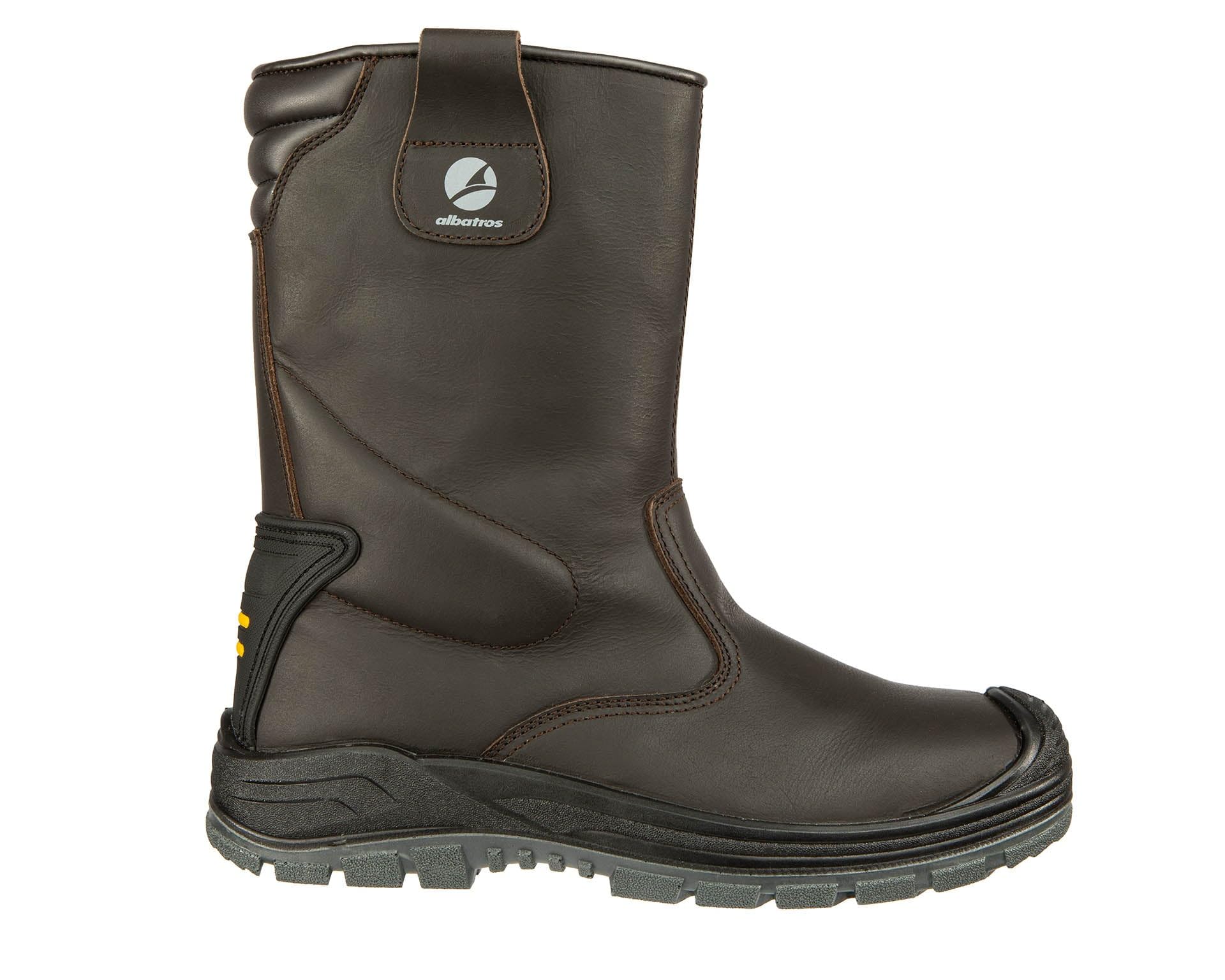 Puma Safety RIGGER BOOT S3 SRC buty ochronne z ciep?? podszewk? ze sztucznego futra i wy?cie?anym obszarem kostki, ochrona przed przebiciem, izoluj?ce zimno dla m??czyzn, br?zowy, 47 EU